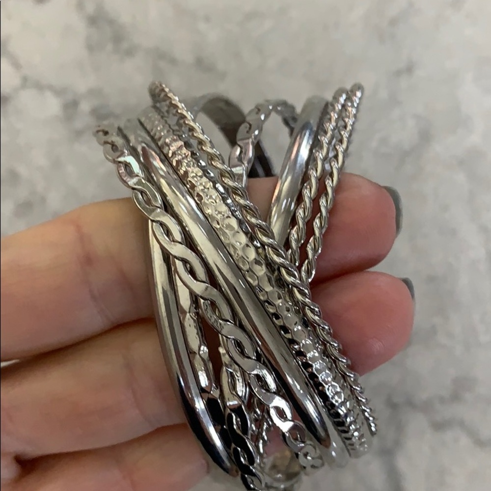 Silver Bangles - Picture 2 of 4